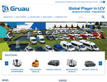 Tablet Screenshot of gruau.com